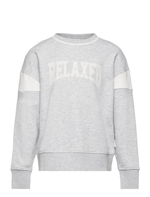 Over Printed Sweatshirt Tom Tailor Grey