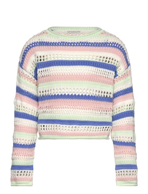 Se Tom Tailor Cropped Striped Pullover Tom Tailor Patterned ved Booztlet