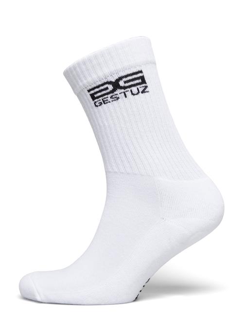 Se Gestuz Gestuzgz New Logo Socks Gestuz White ved Booztlet