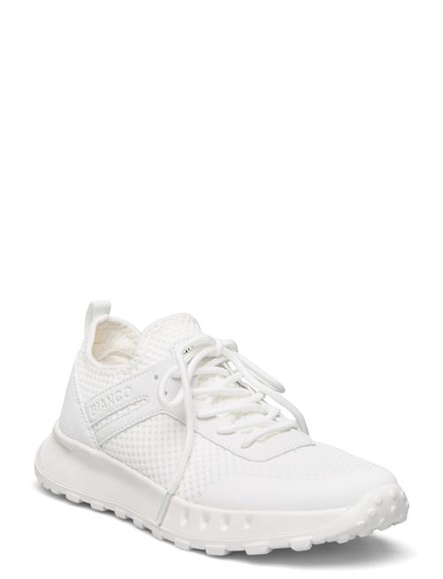 Se Bialauren Laceup Sneaker Flyknit Bianco White ved Booztlet