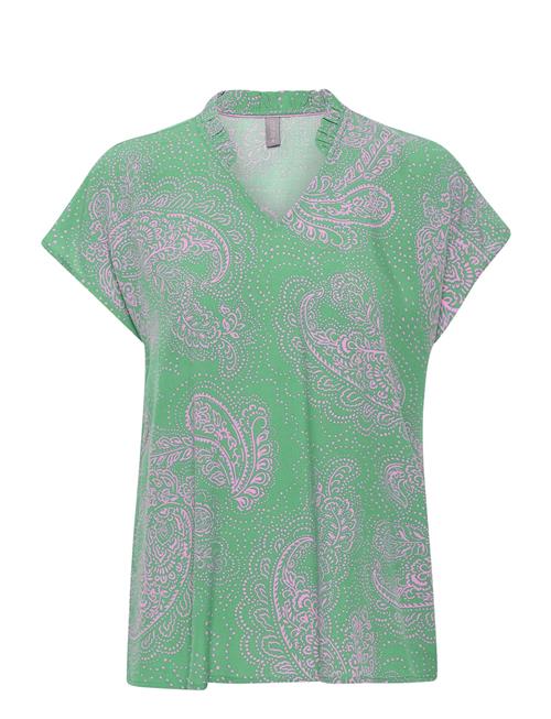 Se Culture Cupolly Ss Blouse Culture Green ved Booztlet