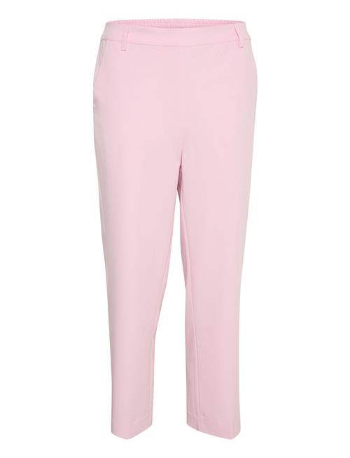 Kaffe Kasakura Hw Cropped Pants Kaffe Pink