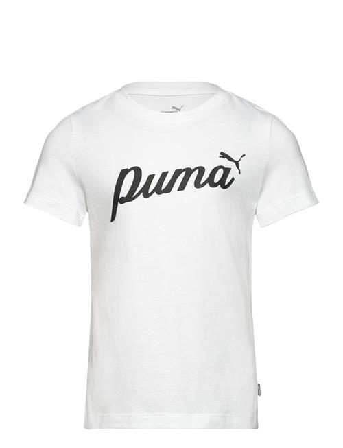 PUMA Ess+ Script Tee G PUMA White