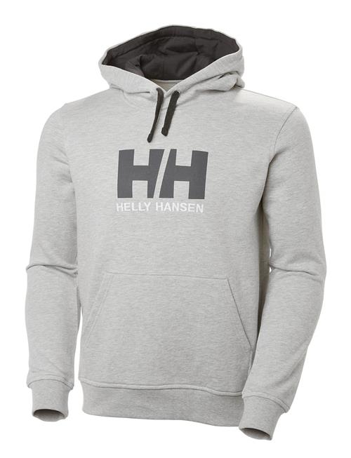 Se Helly Hansen Hh Logo Hoodie Helly Hansen Grey ved Booztlet