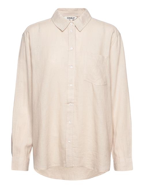 ONLY Onltokyo L/S Linen Blend Shirt Pnt Noos ONLY Cream