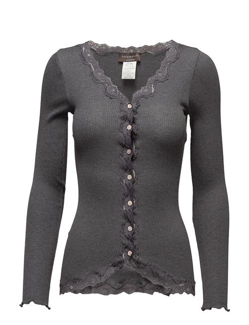 Rosemunde Rwbabette Ls V-Neck Regular Lace Ca Rosemunde Grey