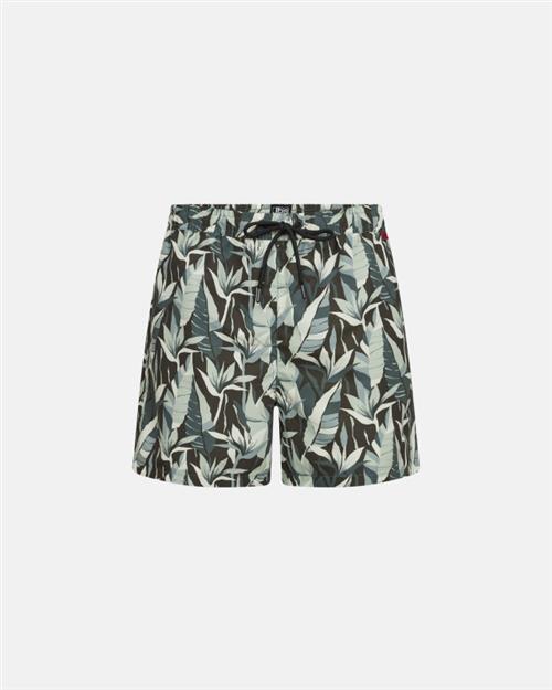 Badeshorts | 100 recycled polyester | Grøn print