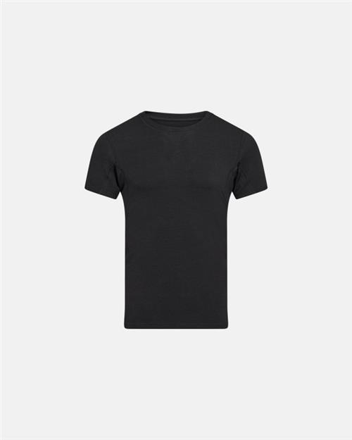 Sweat proof t-shirt o-neck | Bambusviskose | Sort