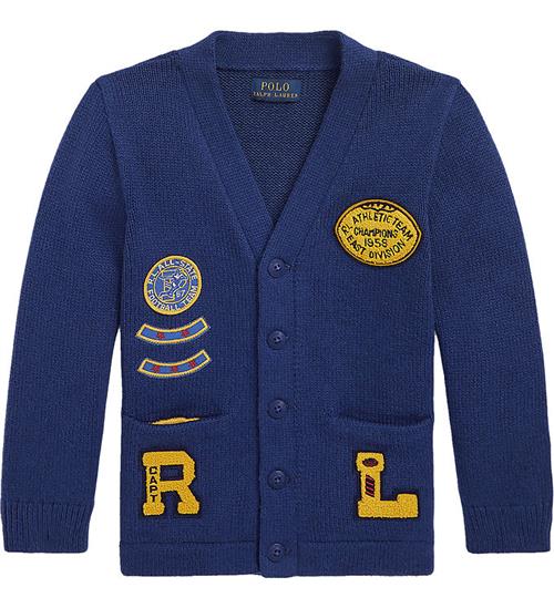 Polo Ralph Lauren Cardigan - Strik - Royal Combo