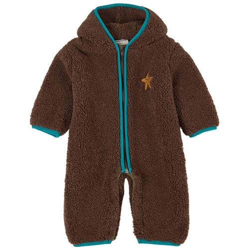 Se The Campamento Flyverdragt I Bamsefleece Brun | Brun | 6-9 months ved Babyshop