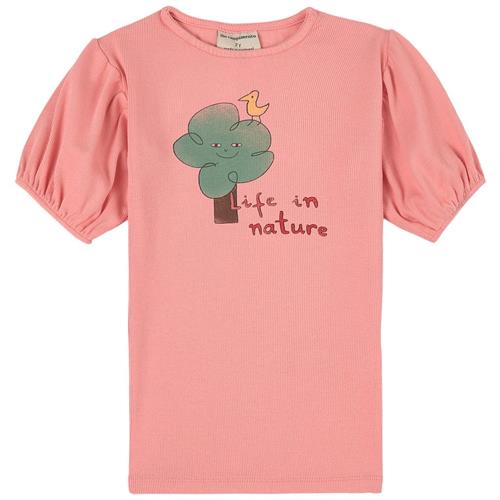 Se The Campamento GOTS Life in Nature Ribbet Kjole Med Tryk Lyserød | Lyserød | 4-5 years ved Babyshop