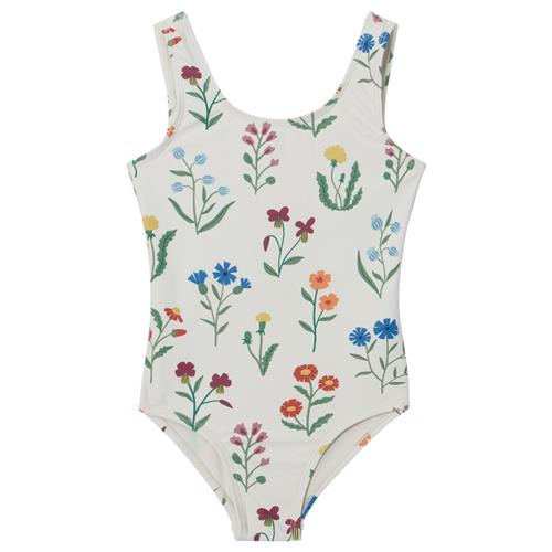 Se Kuling Milos Mønstret Badedragt Swedish Wildflowers | Hvid | 134/140 cm ved Babyshop