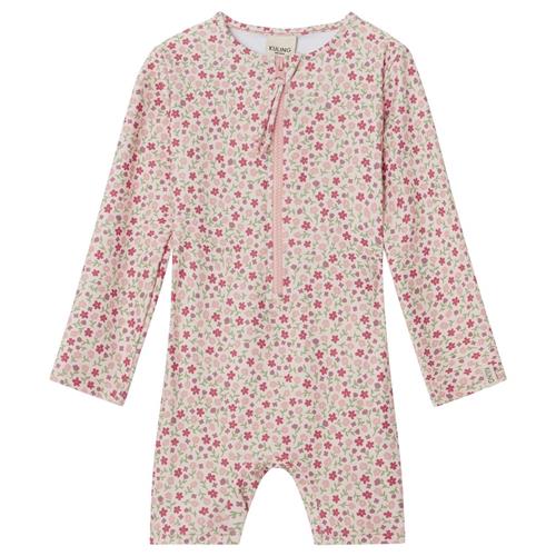 Se Kuling Paros Mønstret UV-dragt Summer Flowers | Lyserød | 74/80 cm ved Babyshop