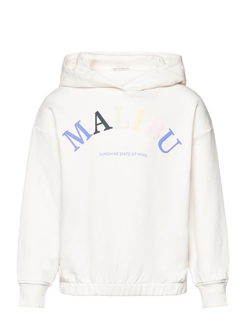 Se Tom Tailor Over D Printed Hoody Tom Tailor White ved Booztlet