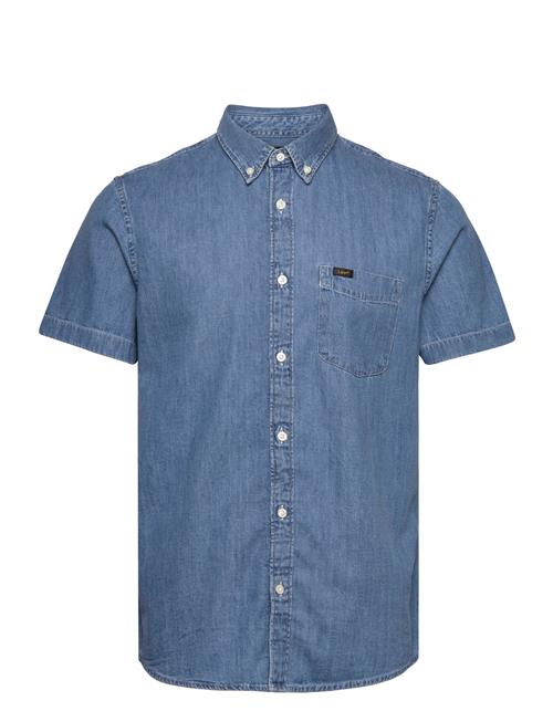 Lee Button Down Ss Lee Jeans Blue