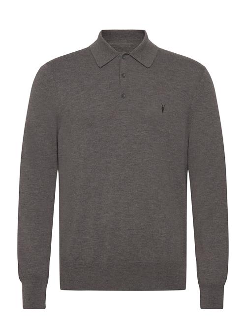 AllSaints Kilburn Ls Polo AllSaints Grey