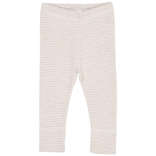 Copenhagen Colors Stribede Leggings Beige | Beige | 50 cm