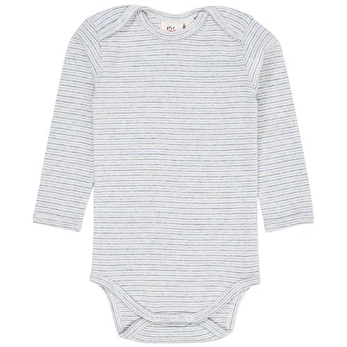 Copenhagen Colors Stribet Babybody Lyseblå | Blå | 68 cm