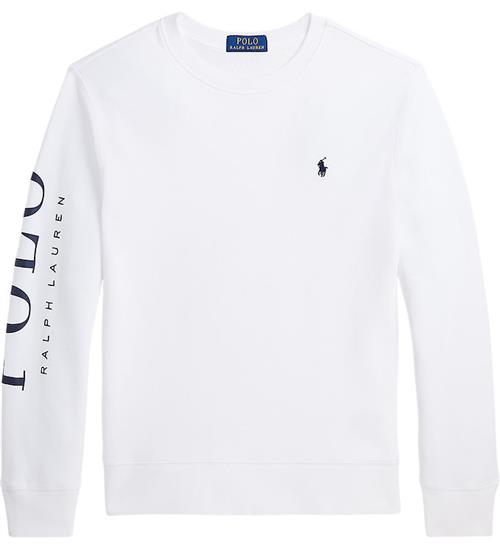 Polo Ralph Lauren Polo Ralph Lauren Sweatshirt - Hvid m. Navy