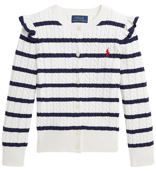 Polo Ralph Lauren Polo Ralph Lauren Cardigan - Strik - Deckwash White/Newport Navy