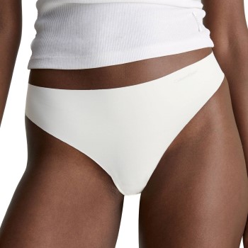 Calvin Klein Trusser Invisibles Micro Thong Hvid X-Large Dame