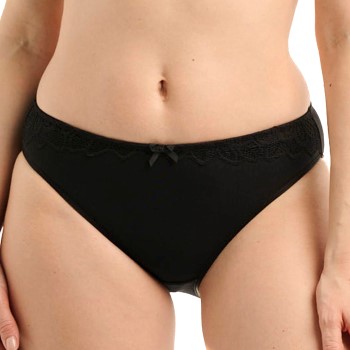 Sans Complexe Trusser Ava Brief Sort bomuld Large Dame