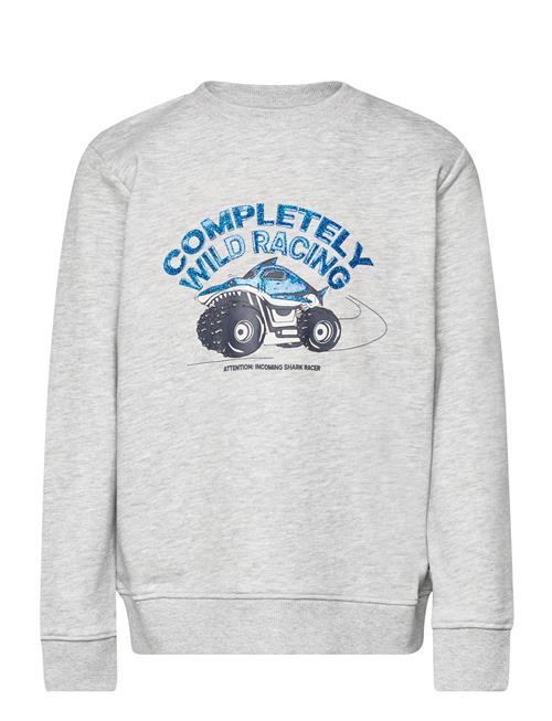 Se Tom Tailor Special Artwork Sweatshirt Tom Tailor Grey ved Booztlet