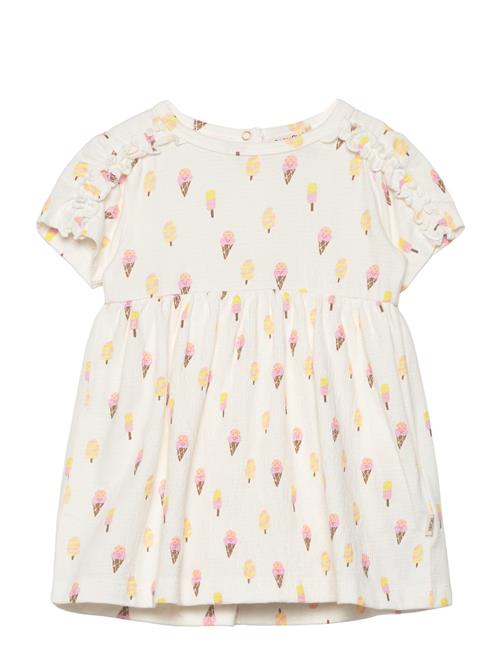 Minymo Dress Ss Aop Minymo Cream