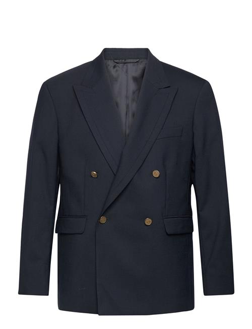 Se GANT D2. Db Hopsack Club Blazer GANT Navy ved Booztlet