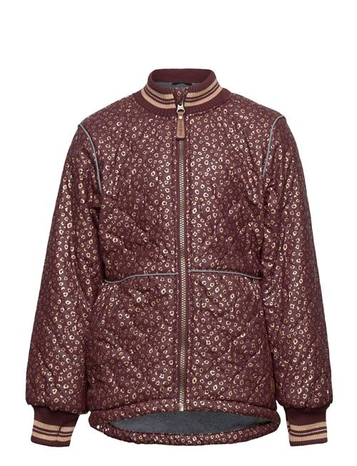 mikk-line Duvet Jacket Glitter W Fleece Mikk-line Patterned