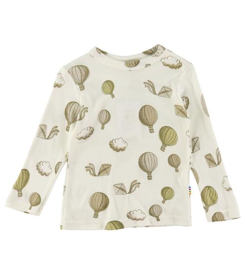 Se Joha Bluse - Bambus - Off White m. Luftballon ved KidsWorld