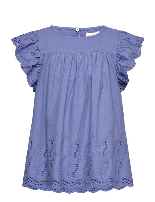 Creamie Top Embroidery Creamie Blue