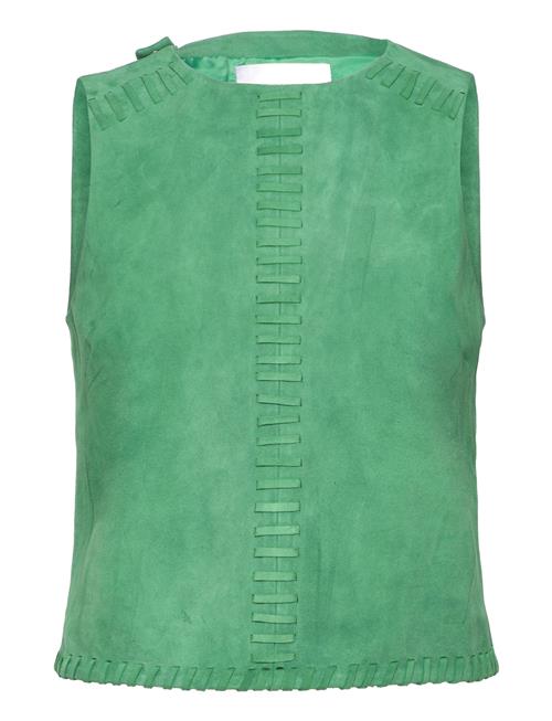 Hosbjerg Nalyh Suede Top Hosbjerg Green