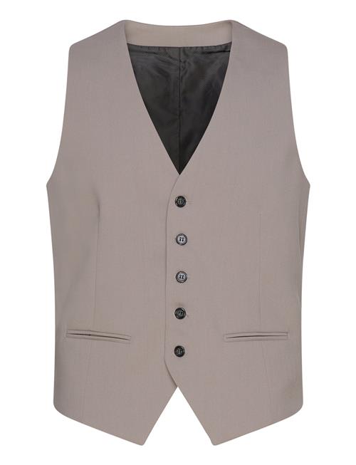 Se Lindbergh Mens Waistcoat For Suit Lindbergh Beige ved Booztlet