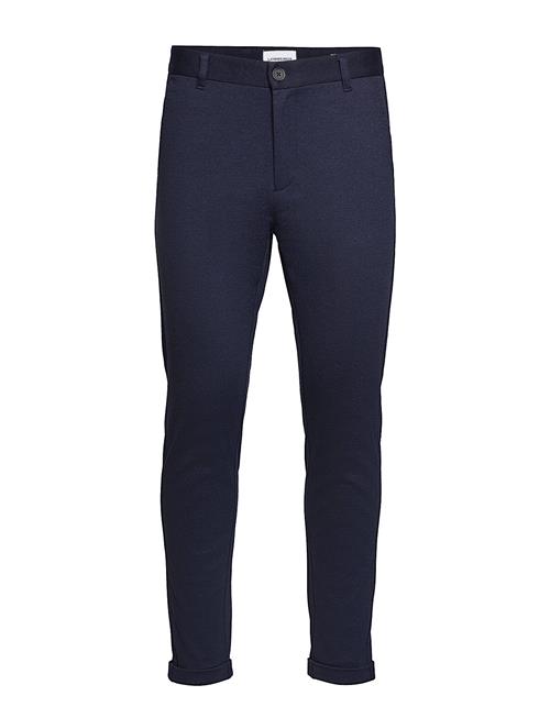 Se Lindbergh Superflex Knitted Cropped Pant Lindbergh Navy ved Booztlet