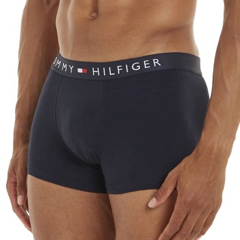 Tommy Hilfiger 3P Original Logo Waistband Trunks Marineblå bomuld Small Herre