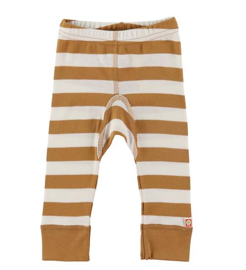 Se Katvig Leggings - Brun/Hvid Stribet ved KidsWorld