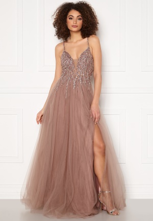 Se Christian Koehlert Dawn Tulle Dress Dawn Pink 32 ved Bubbleroom