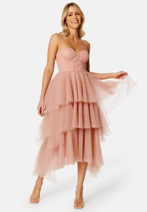 Elle Zeitoune Mason Bustier Dress Rose M (UK12)