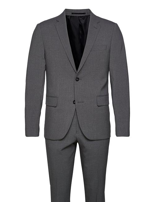 Lindbergh Plain Mens Suit - Normal Lenght Lindbergh Grey