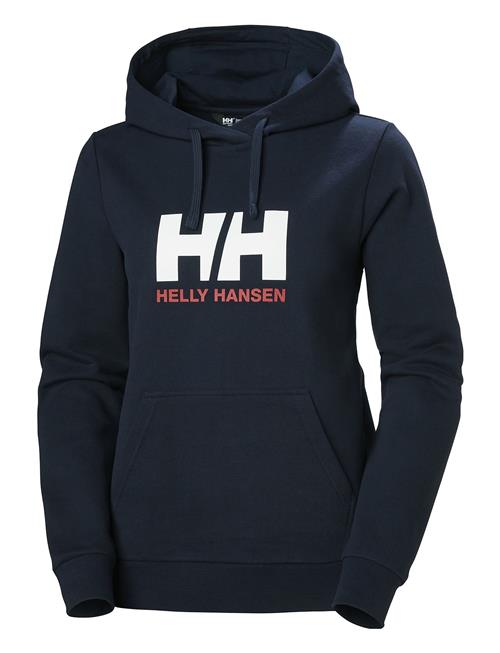 Se Helly Hansen W Hh Logo Hoodie 2.0 Helly Hansen Navy ved Booztlet