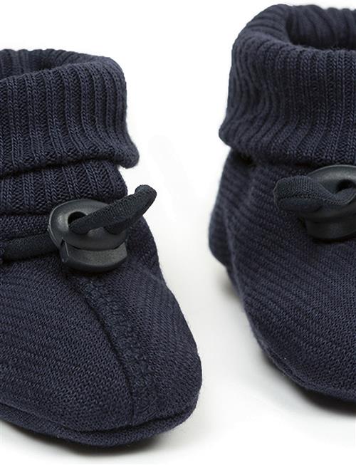 Booties, Merino Wool, Navy Smallstuff Navy