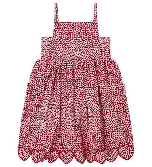 Stella McCartney Kids Stella McCartney Kids Kjole - Hvid/RÃ¸d m. Hjerter