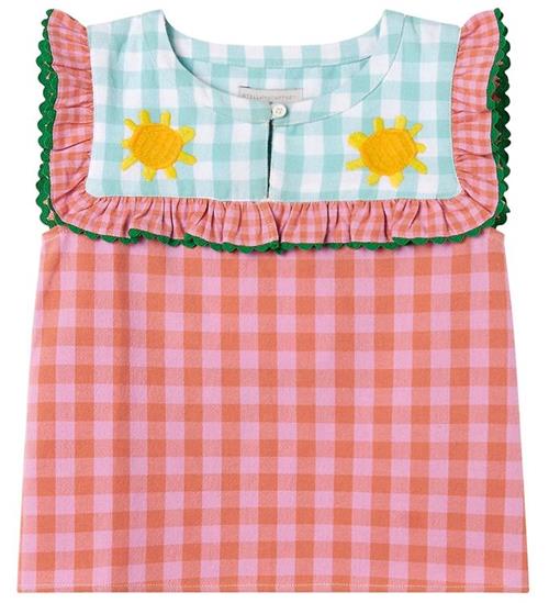 Stella McCartney Kids Stella McCartney Kids Top - Rosa/Orangeternet m. GrÃ¸n