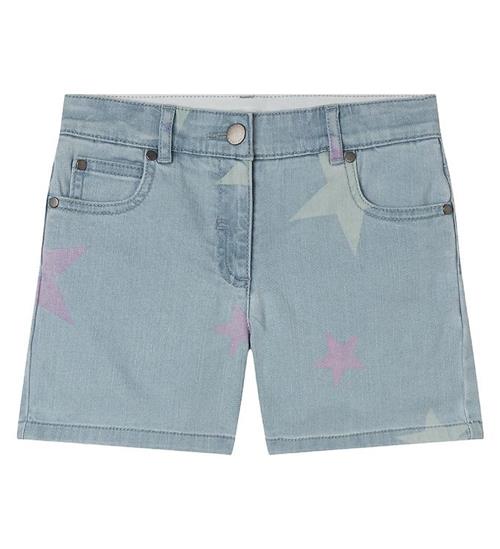 Stella McCartney Kids Denimshorts - Celeste m. Stjerner