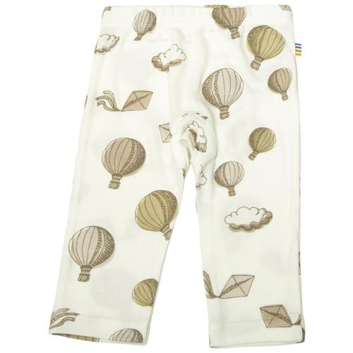 Se Joha Mønstrete Leggings Naturhvid | Hvid | 70 cm ved Babyshop