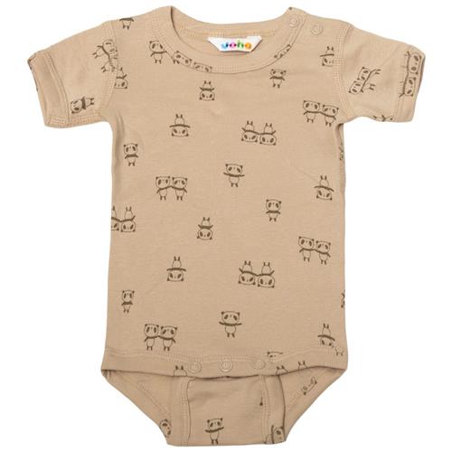 Joha Mønstret Babybody Beige | Beige | 60 cm