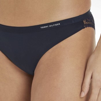 Tommy Hilfiger Trusser Lace Trim Logo Briefs Marineblå Small Dame