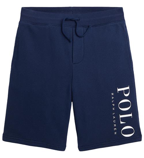 Polo Ralph Lauren Sweatshorts - Newport Navy m. Hvid