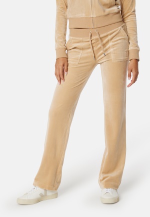 Se Juicy Couture Del Ray Classic Velour Pant Nomad XS ved Bubbleroom